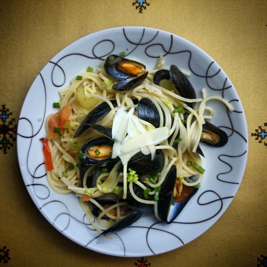 Clams and shellfish